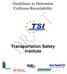 Guidelines to Determine Collision Recordability. Transportation Safety institute