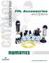 Table of Contents. FRL Accessories & Options