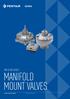 GOYEN MM & MR SERIES MANIFOLD MOUNT VALVES CLEAN AIR SOLUTIONS PRODUCT LEAFLET