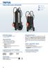 TRITUS. Submersible pumps with grinder