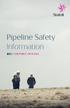 Pipeline Safety Information. for public officials