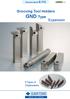 Grooving Tool Holders GND Type