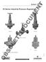 OBSOLETE DOCUMENT. 95 Series Industrial Pressure Regulators. Bulletin 71.1:95.
