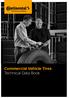 Commercial Vehicle Tires Technical Data Book