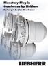 Planetary Plug-in Gearboxes by Liebherr. Series-production Gearboxes