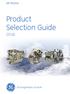 Product Selection Guide 2016