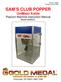 SAM S CLUB POPPER UniMaxx Kettle Popcorn Machine Instruction Manual Model #2085CL
