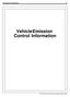 Description and Operation 1-1 Vehicle Emission Control Information