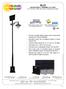 SL15 SOLAR STREET / PARKING LOT LIGHT 10, 15, 20, 25, or 30W LED Lamp & Complete Solar Sytem