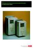 ABB Drives. Recycling instructions and environmental information ACS500 product family