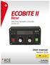 ECOBITE II. Base. User manual. Electronic spreader controller. Version 3.1. Take control SPREADING