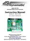 Model DSI-700 Universal Eddy-Current Controller. Instruction Manual. (Revision 2.0, March 15, 2007) Part Number IM