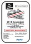 2016 Catalogue Drawings, Castings, and Fittings For Miniature Locos, Rolling Stock, Signals And Permanent Way