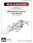 WP235 Wood Processor Parts Manual