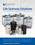 Life Sciences Solutions Secure sample storage, transportation and data management