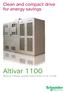 Clean and compact drive for energy savings. Altivar Medium-voltage variable speed drive 0.3 to 10 MW