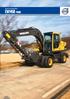 Volvo excavators EW145B PRIME t 150 hp