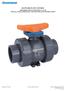 HAYWARD FLOW CONTROL TBH SERIES TRUE UNION BALL VALVE INSTALLATION, OPERATION AND MAINTENANCE INSTRUCTIONS