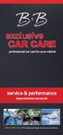 CAR CARE. professional car care for your vehicle. service & performance.