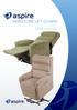 SIGNATURE LIFT CHAIRS USER MANUAL
