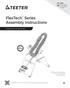FlexTechTM. Series Assembly Instructions 5W A RRA NT Y. NEW! Follow along with your smartphone to make assembly even easier!