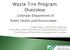Shana Baker and Brian Gaboriau Hazardous Materials & Waste Management Division Solid Waste & Materials Management Program