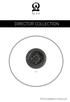 DIRECTOR COLLECTION D39. D39 Installation Manual