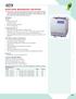 Cassia Siamia BLOOD BANK REFRIGERATED CENTRIFUGE MP 6000 R. Technical Data (MP 6000 R)