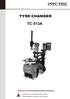 TYRE CHANGER INSTRUCTION MANUAL