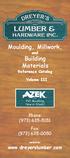 Moulding, Millwork, Building Materials