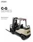 C-G SERIES. Specifications. IC Pneumatic Tire 8,000-12,000 lbs