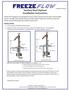 Sanitary Roof Hydrant Installation Instructions