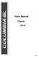 Parts Manual. Chariot CR-10