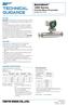 1000 Series MASSMAX. Coriolis Mass Flowmeter Straight Twin Tube OUTLINE FEATURES STANDARD SPECIFICATIONS. Fluid Specifications