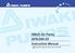 IWAKI Air Pump APN-085-D3 Instruction Manual. Read this manual before use of product