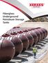 Fiberglass Underground Petroleum Storage Tanks. a subsidiary of ZCL Composites Inc.