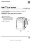 NXT Air Motor. Instructions/Parts E rev.d. Models M02xxx, M04xxx, M07xxx, M12xxx, and M18xxx