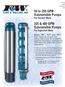 50 to 250 GPM Submersible Pumps For Six-Inch Wells. 325 & 400 GPM Submersible Pumps For Eight-Inch Wells