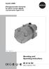 Mounting and Operating Instructions EB 6116 EN. System Electropneumatic Converter for direct current signals i/p Converter Type 6116