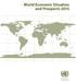 World Economic Situation and Prospects asdf