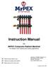 Instruction Manual For MrPEX Composite Radiant Manifold
