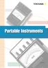 Portable Instruments. Bulletin 2000-E