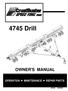 4745 Drill OWNER'S MANUAL (06-08) #