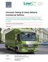 Emissions Testing of Urban Delivery Commercial Vehicles