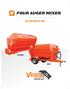 FOUR AUGER MIXER GET THE PERFECT TMR STATIONARY MOBILE LIFE BETTER MAKE