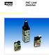 Pneumatic. PXC Limit Switches