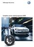 Volkswagen Accessories. Complete summer wheel programme 2010