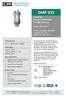 DMP 333. Industrial Pressure Transmitter For High Pressure DRUCK & TEMPERATUR LEITENBERGER GMBH. Stainless Steel Sensor