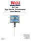 DST400 Digi-Stem Thermometer User Manual