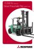 15,500 lb Capacity Diesel Pneumatic Tire Forklift Truck